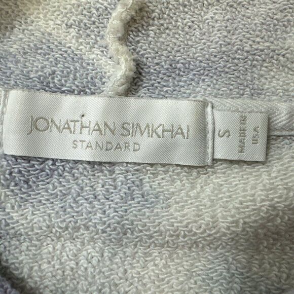 Jonathan Simkhai Standard Taryn Hoodie Sweatshirt Sz Small - Picture 9 of 10